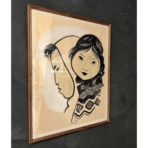 Aage Gitz-Johansen plakat m/ramme