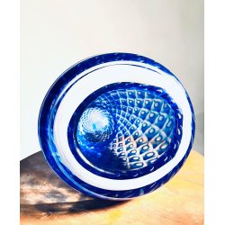 Hadeland Lobelia bl glas vase