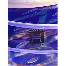 Hadeland Lobelia bl glas vase