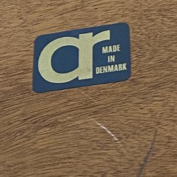 Ovalt teak spisebord m/till�gsplader