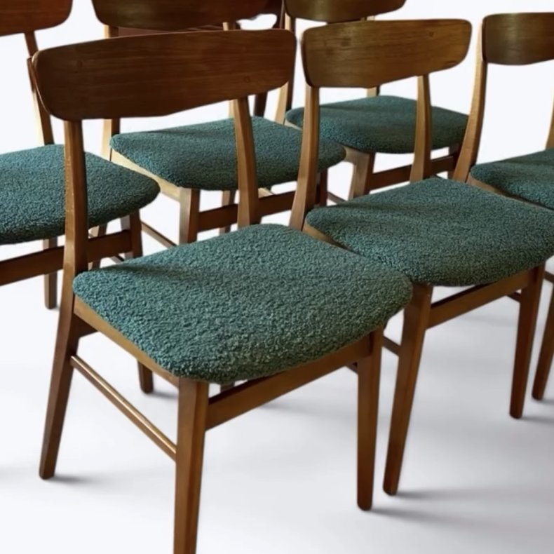Teak spisestole