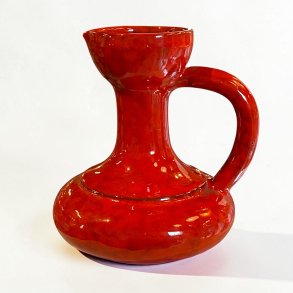 Italiensk r�d keramik vase